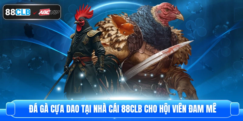 Đá Gà Cựa Dao Tại Nhà Cái 88CLB Cho Hội Viên Đam Mê